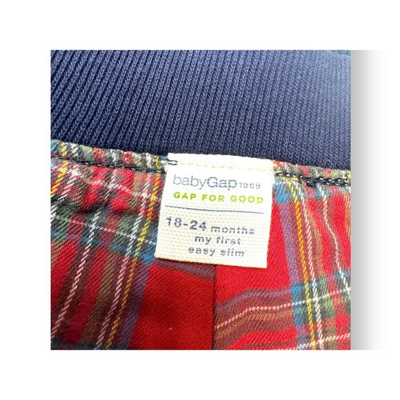 Baby Gap 18-24 months Indigo Denim Lined Jeans new with Tags - Picture 6 of 8